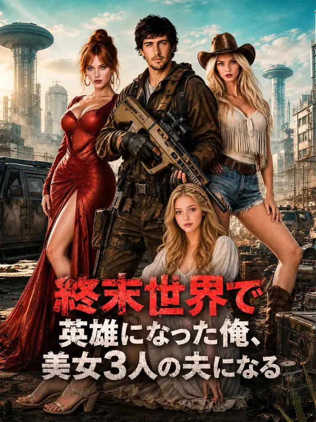 （吹替版）終末世界で英雄になった俺、美女3人の夫になる
